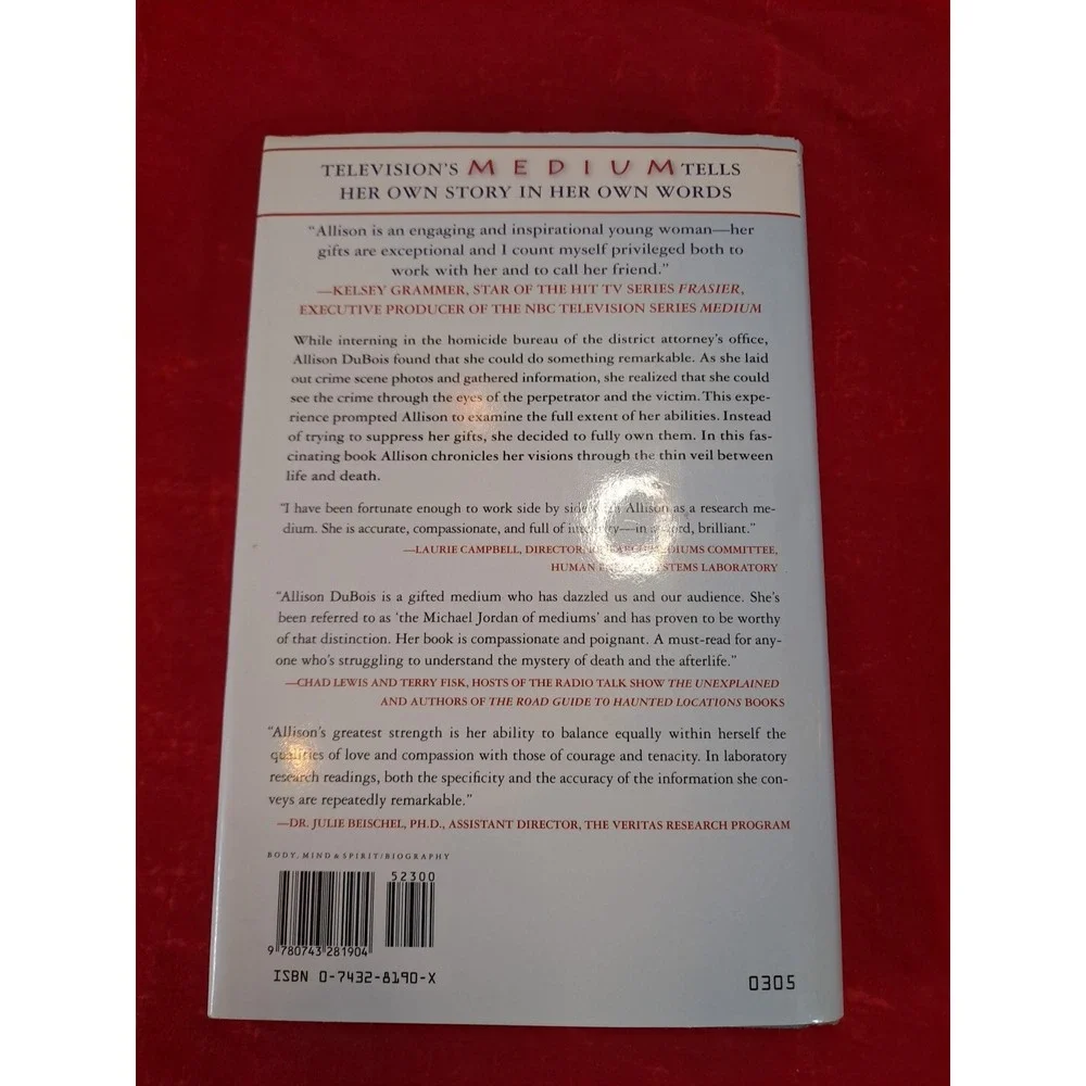 DON'T KISS THEM GOODBYE ALLISON‎ DUBOIS HARDBACK 2005